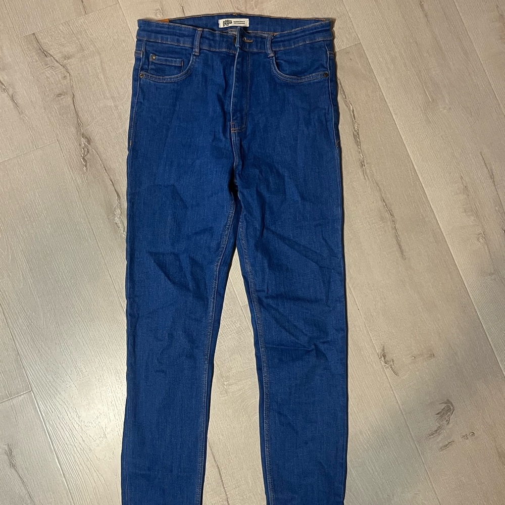 Zara Women's Dark Blue Skinny Jeans
